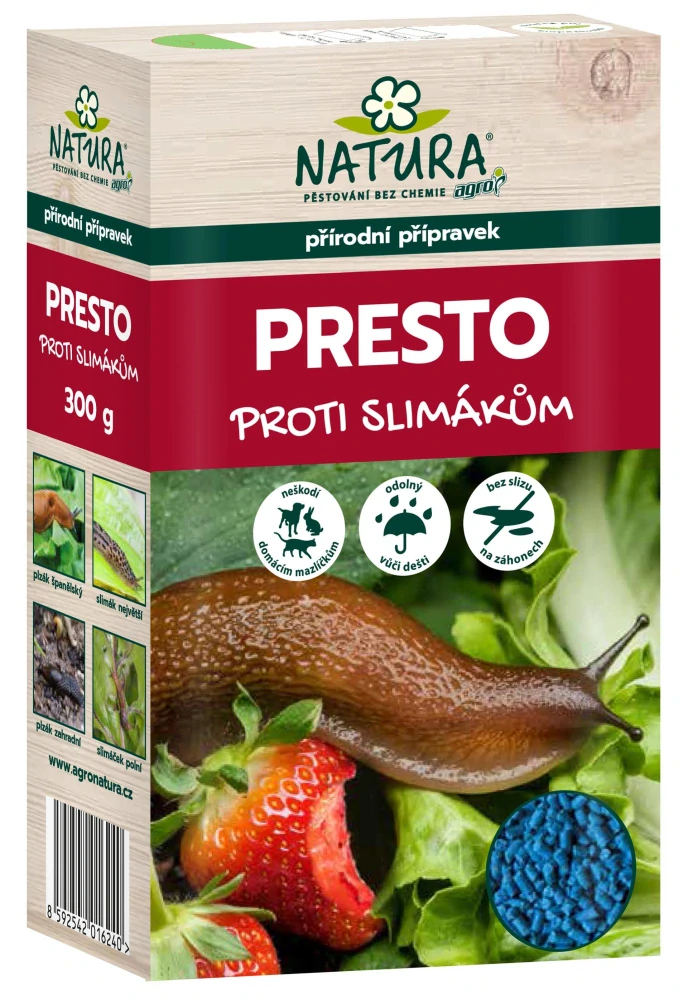 Přírodní přípravek na slimáky a plzáky